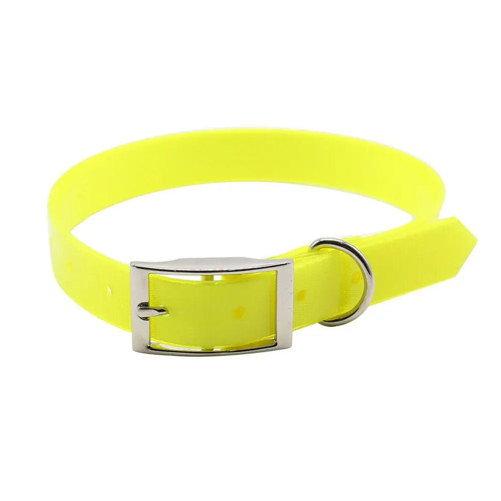 New Fashion Pet Dog Collar High Quality TPU + Nylon Waterproof Deodorant Resistant Dirt Easy Clean Collars 7 Colors Pet Supplies