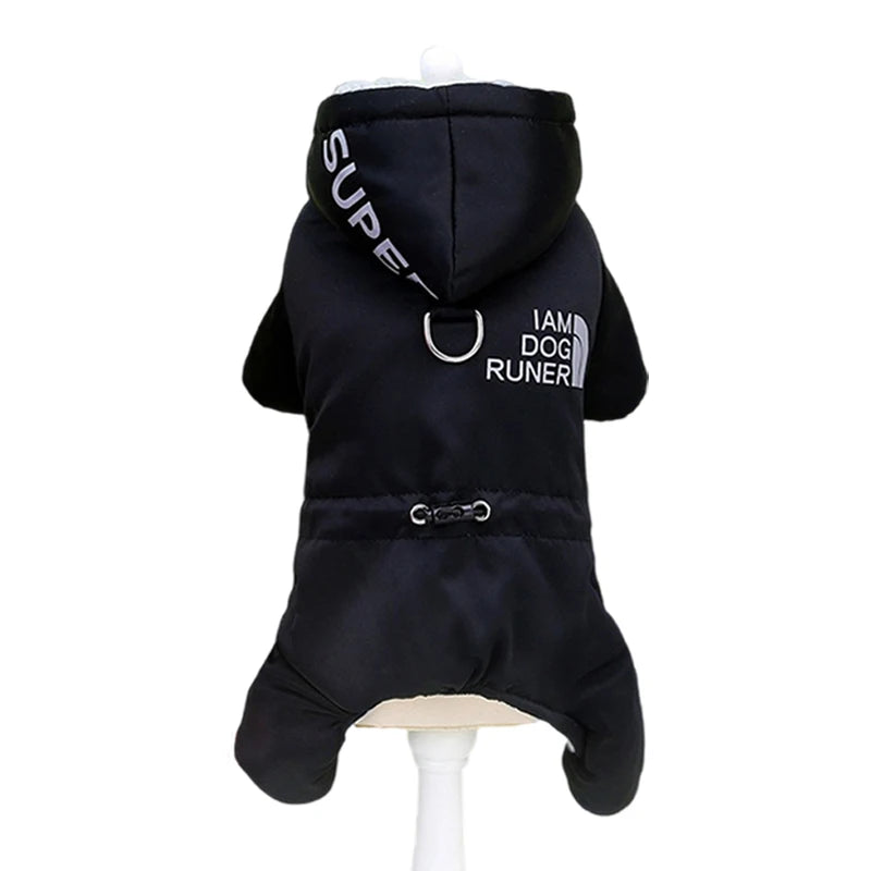 Winter Warm Dog Jumpsuit Waterproof Pet Clothes Jacket Schnauzer Chihuahua Overalls for Small Medium Dogs French Bulldog Onesies