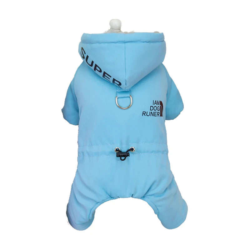 Winter Warm Dog Jumpsuit Waterproof Pet Clothes Jacket Schnauzer Chihuahua Overalls for Small Medium Dogs French Bulldog Onesies