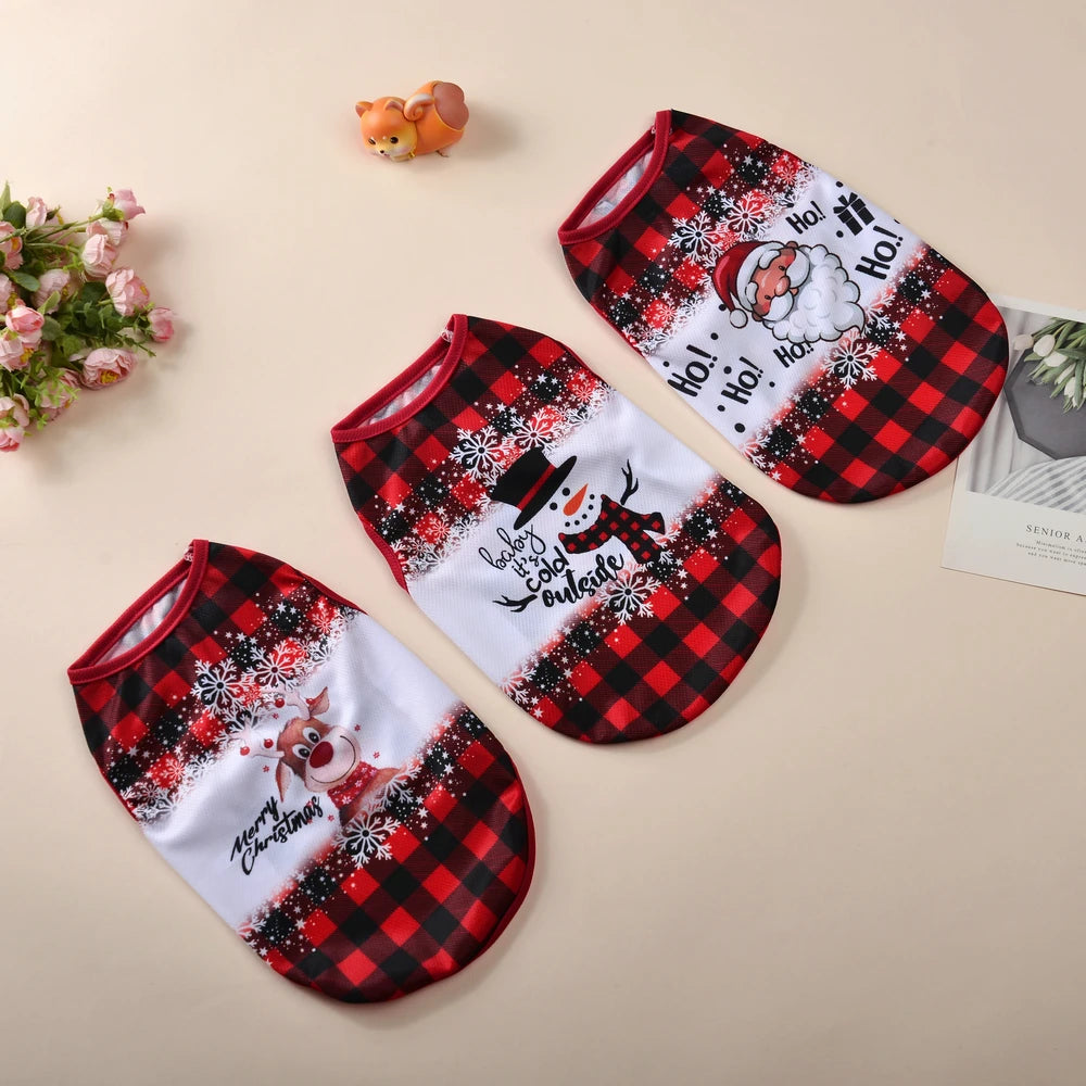 Pet Dog Cozy Clothes Funny Party Dressed Up Cosplay Costumes for Small Medium Dogs Cats Puppy Sleeveless Print Bulldog Clothing