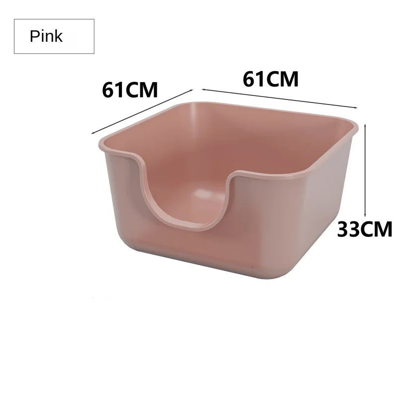 Cat Bedlpans Toilet Leak Proof Training Cat Litter Basin Giant Style Mode Anti External Splash Integrated Open Maine Supplies