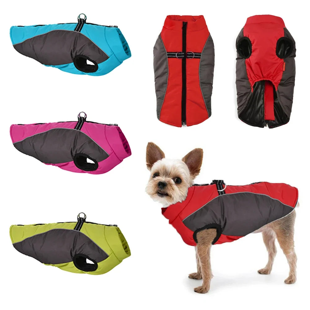 Holapet Dog Apparel for Small Dogs Winter Warm Coat Puppy Waterproof Reflective Jacket Clothes French Bulldog Chihuahua Yorkie