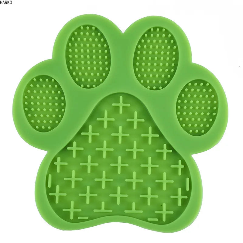 New Silicone licking pad Pet Dog Lick Pad Bath Peanut Butter Slow Eating Licking Feeder Cats Lickmat Feeding Dog Lick Mat