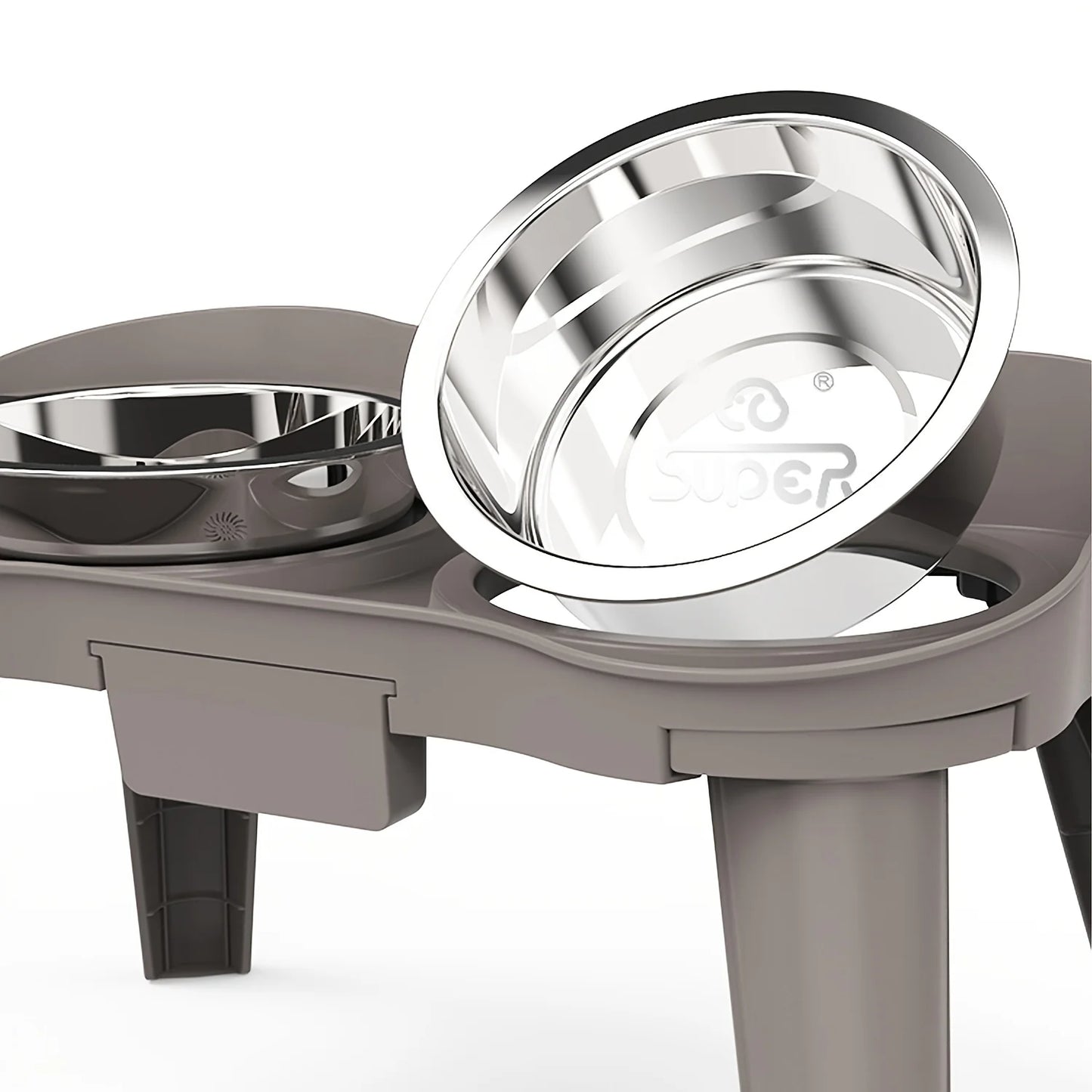 Elevated Dog Bowls for Large, Medium, and Small Dogs - Promotes Healthy Digestion and Comfortable Feeding