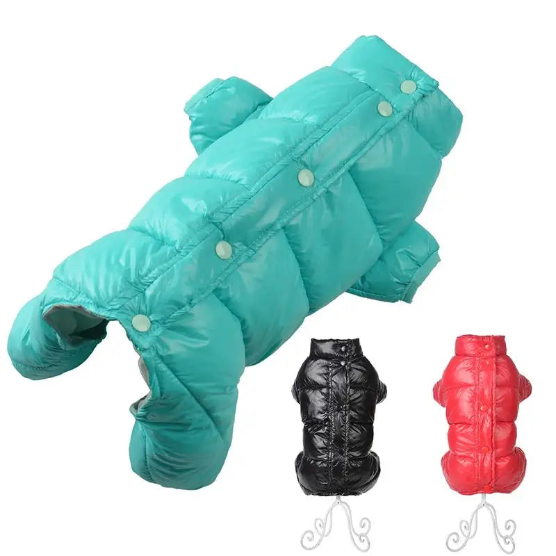 Waterproof Dog Coat For Small Dogs Cats Winter Warm Pet Jumpsuit Puppy Jacket Soft Chihuahua Yorkshire Costume Outfits Supplies