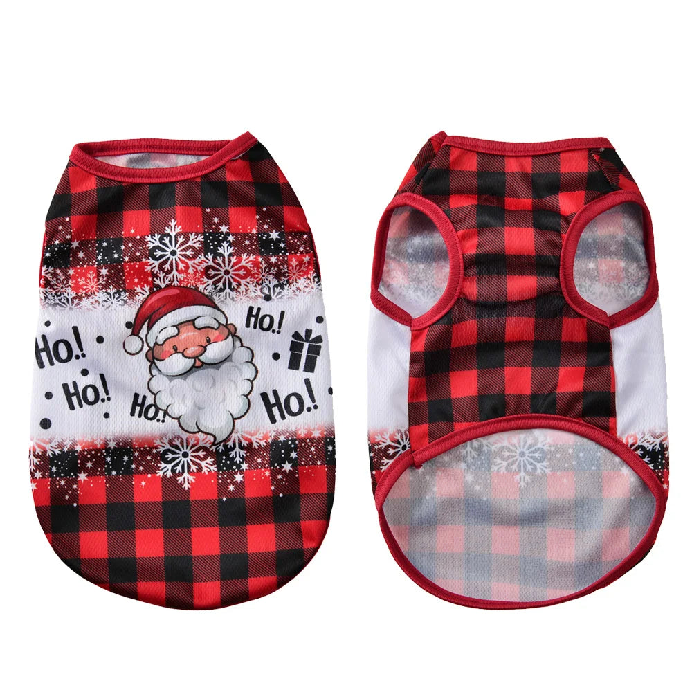 Pet Dog Cozy Clothes Funny Party Dressed Up Cosplay Costumes for Small Medium Dogs Cats Puppy Sleeveless Print Bulldog Clothing