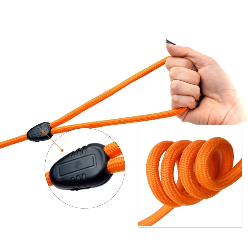 5M/10M/15M Long Rope Training Dog Leash- Heavy Duty Nylon Recall Agility Training Dogs Lead Leash For Medium Large Dog Leash