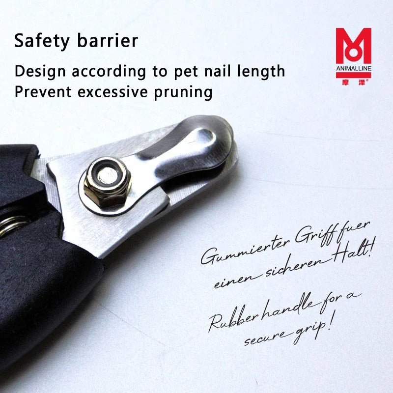 Stainless Steel Pet Nail Clipper for Cats And Dogs Grooming Scissors Cutter with Sickle for Pet Claws - Dog Nail Trimmer