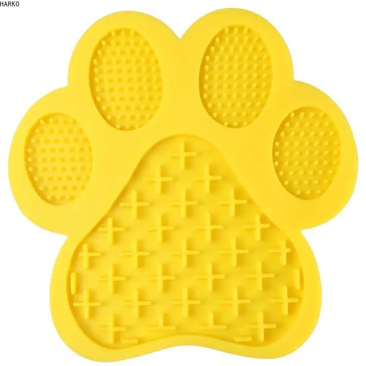 New Silicone licking pad Pet Dog Lick Pad Bath Peanut Butter Slow Eating Licking Feeder Cats Lickmat Feeding Dog Lick Mat