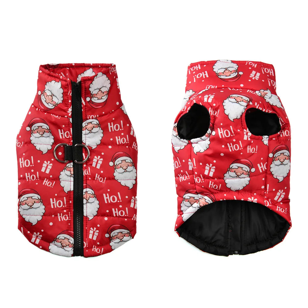 Pet Dog Jacket Coat for Small Medium Dogs Cats Autumn Winter Christmas Puppy Cozy Print Clothes Pug Bulldog Chihuahua Clothing