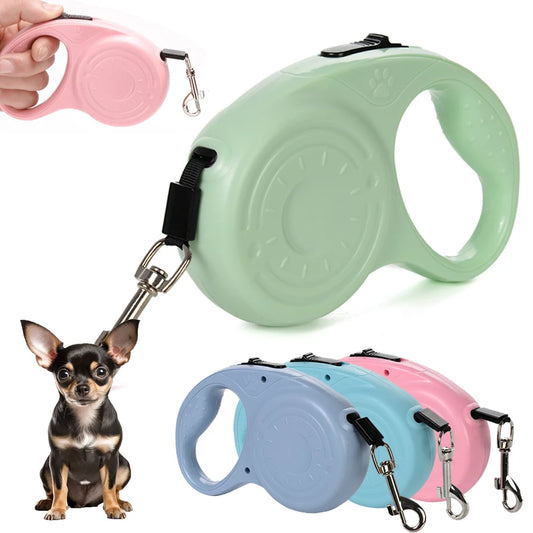 Dog Leash for Small Medium Dogs Cats Outdoor Hiking Pet 3m 5m Retractable Automatic Extending Traction Rope Chihuahua Supplies