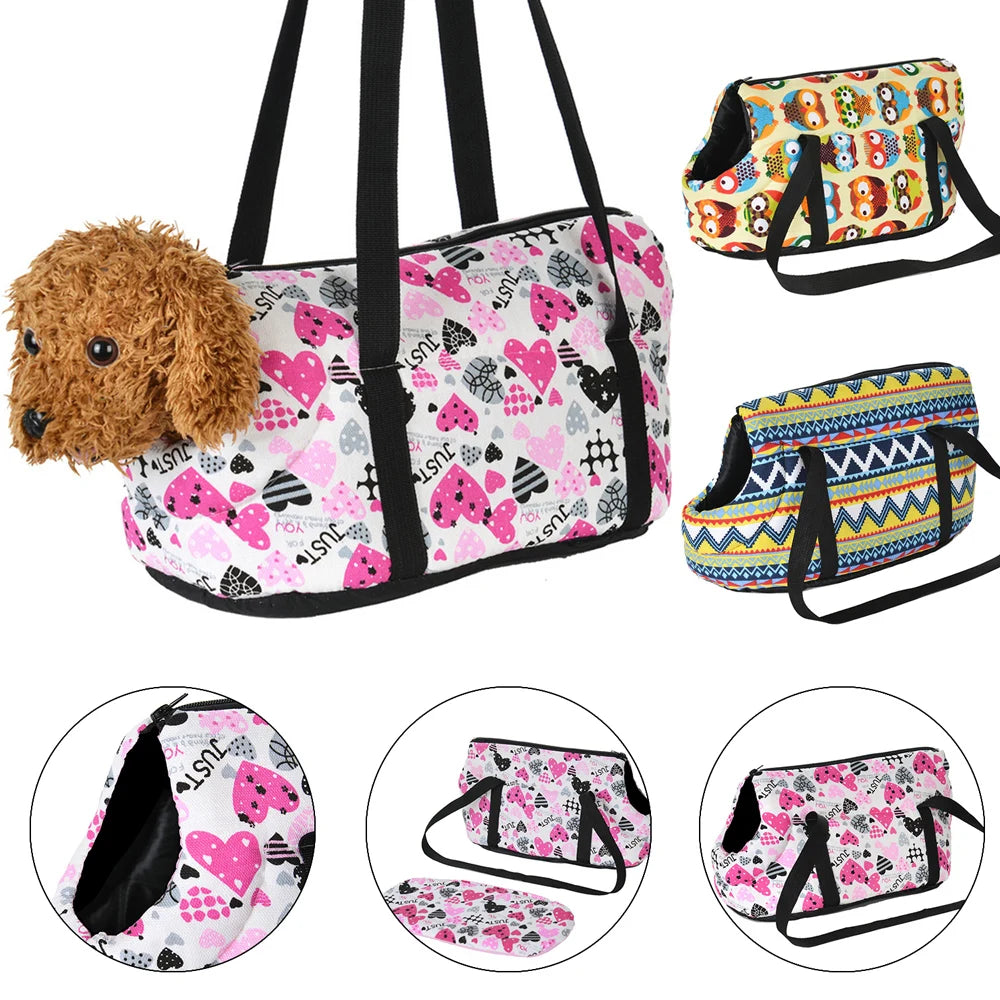 Holapet Dog Backpacks for Pets Carrier Bag Cat Puppy Shoulder Bags Outdoor Travel Slings for Small Dogs Chihuahua Pet Products