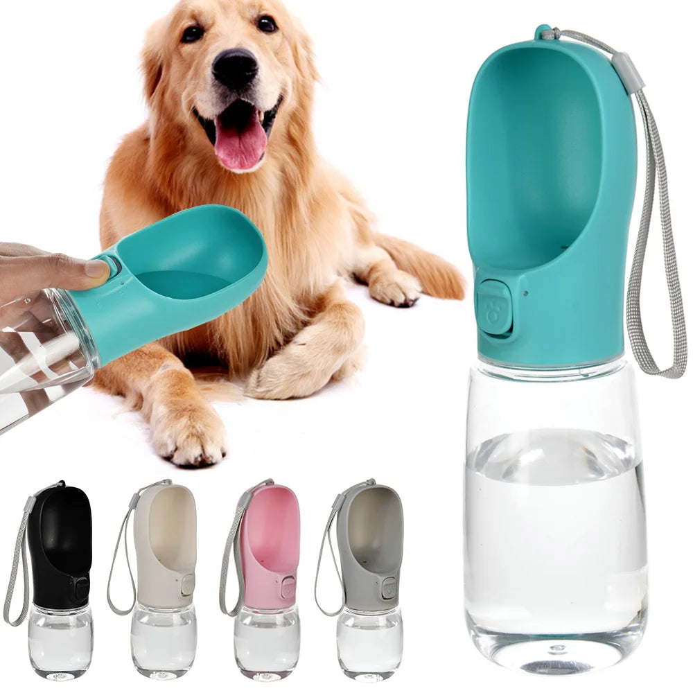 Pet Portable Dog Water Bottle for Small Medium Big Dogs Cat Travel Hiking Leakproof Durable Puppy Drinking Bowl Bulldog Supplies