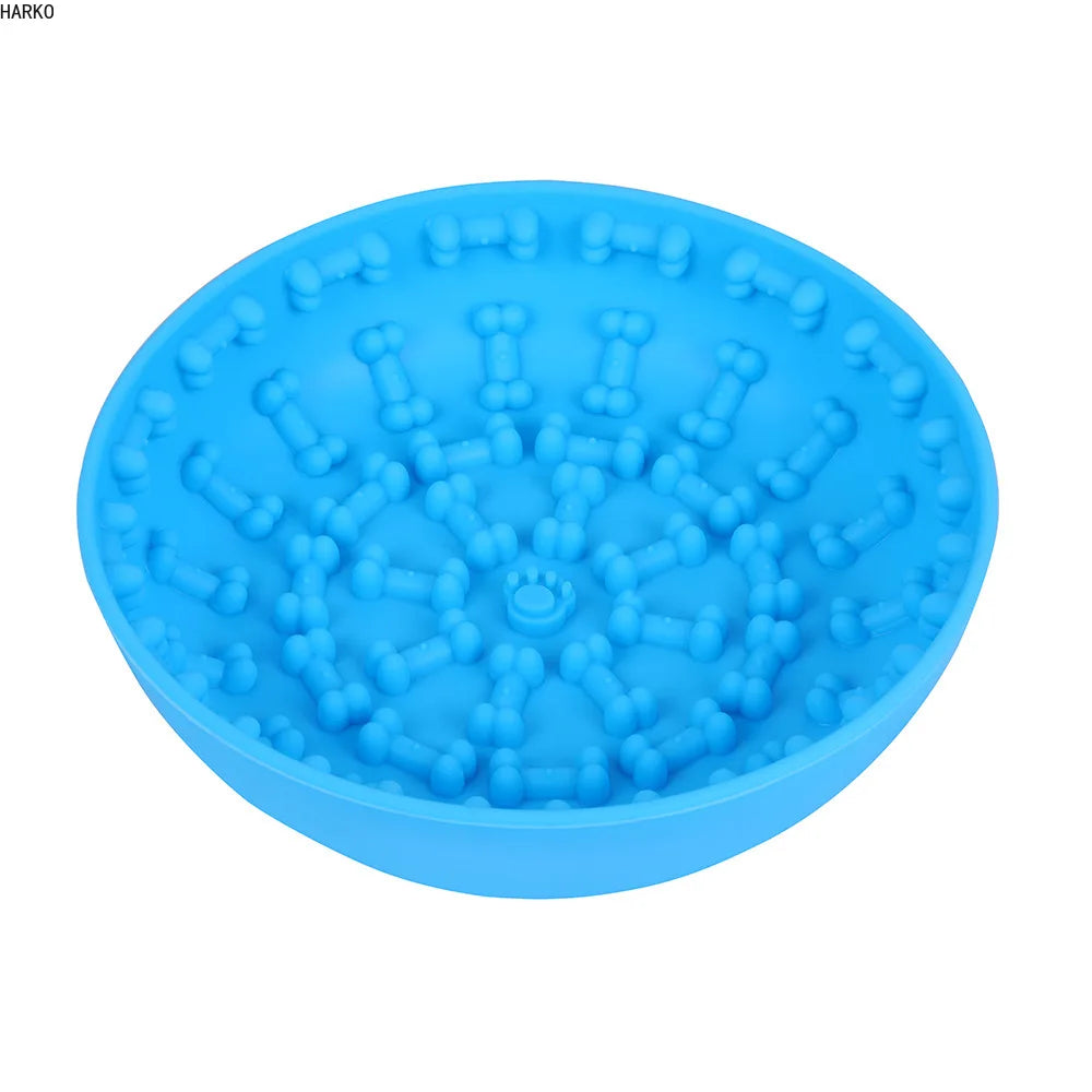 New Silicone licking pad Pet Dog Lick Pad Bath Peanut Butter Slow Eating Licking Feeder Cats Lickmat Feeding Dog Lick Mat