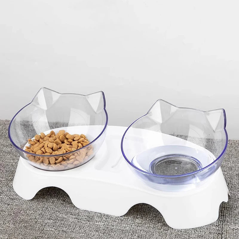 Non-Slip Double Cat Bowl Dog Bowl With Stand Pet Feeding Cat Water Bowl For Cats Food Pet Bowls For Dogs Feeder Product Supplies