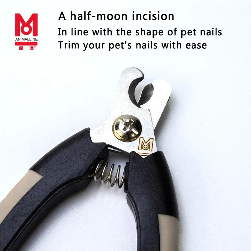 Stainless Steel Pet Nail Clipper for Cats And Dogs Grooming Scissors Cutter with Sickle for Pet Claws - Dog Nail Trimmer