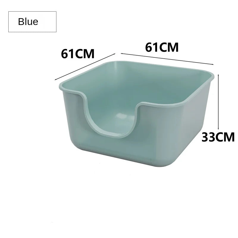 Cat Bedlpans Toilet Leak Proof Training Cat Litter Basin Giant Style Mode Anti External Splash Integrated Open Maine Supplies