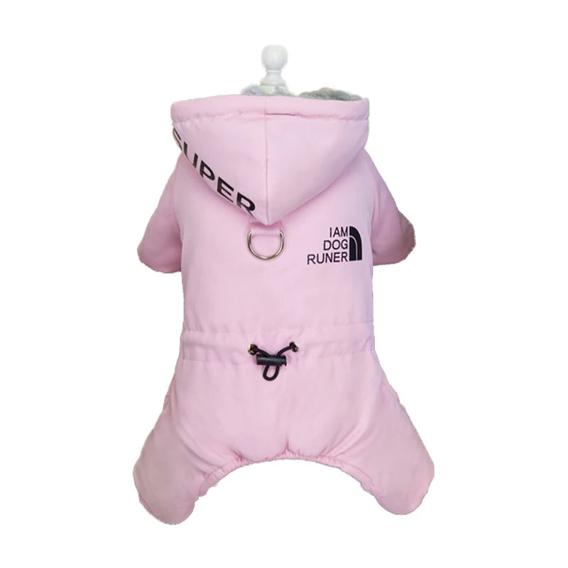 Winter Warm Dog Jumpsuit Waterproof Pet Clothes Jacket Schnauzer Chihuahua Overalls for Small Medium Dogs French Bulldog Onesies