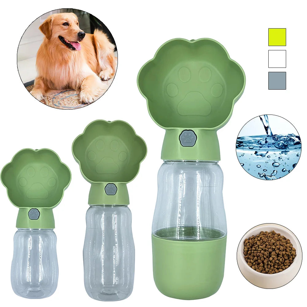 Pet Portable Dog Water Bottle for Small Medium Large Dogs Cats Outdoor Hiking Durable Drinking Bowls Golden Retriever Supplies